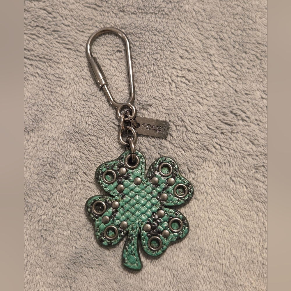Coach 4 Leaf Clover Charm Rare